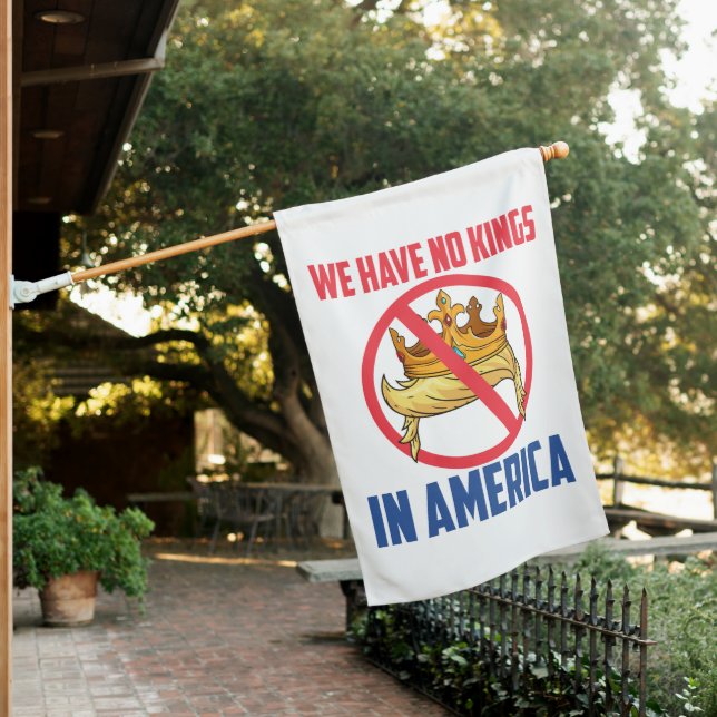 Weatherproof Personalized House Flag (In SItu)