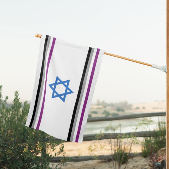 Weatherproof Personalized House Flag (Insitu (Back))