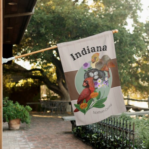 Weatherproof Personalized House Flag