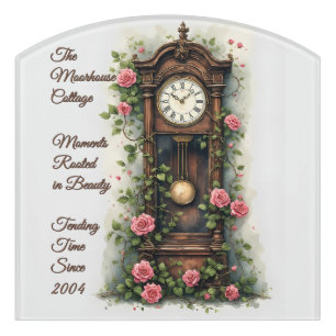 Weatherproof Personalized House Flag Door Sign