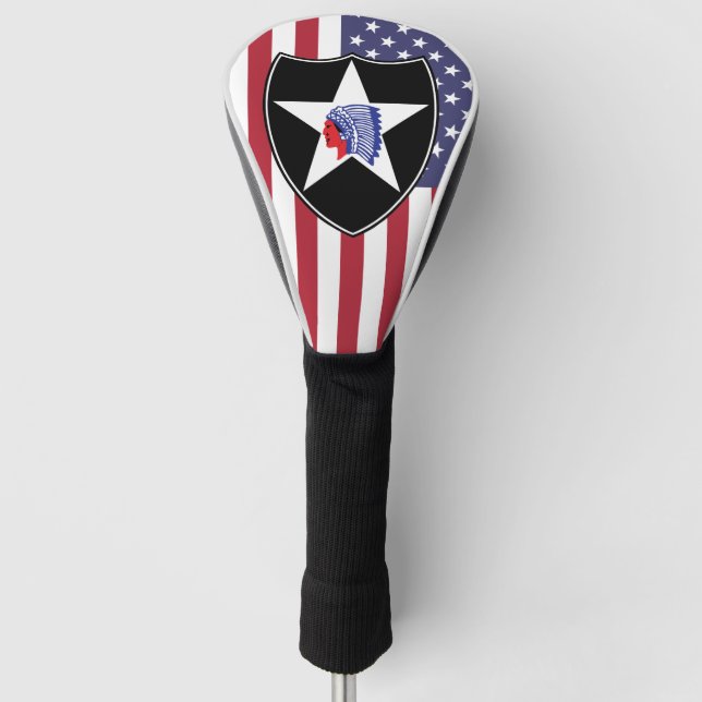 Weatherproof Personalized House Flag Golf Head Cover (Front)