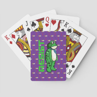Weatherproof Personalized House Flag Resist frog Poker Cards