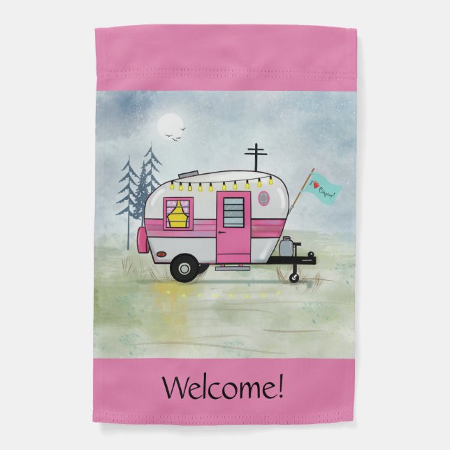 Weatherproof Welcome Garden Flag (Front)
