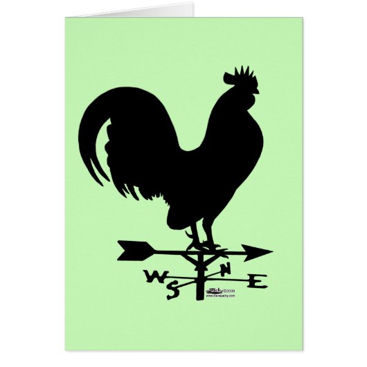 Weathervane Rooster Cards (Front)