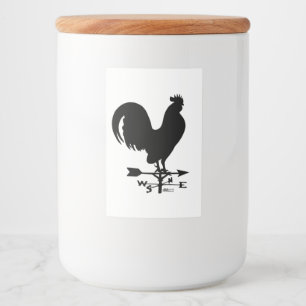 Weathervane Rooster Food Label