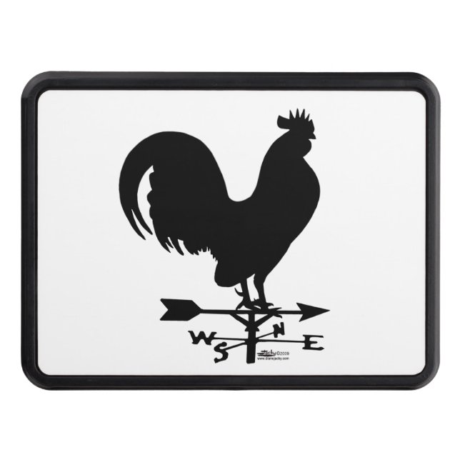 Weathervane Rooster Hitch Cover (Front)