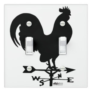 Weathervane Rooster Light Switch Cover