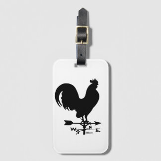 Weathervane Rooster Luggage Tag