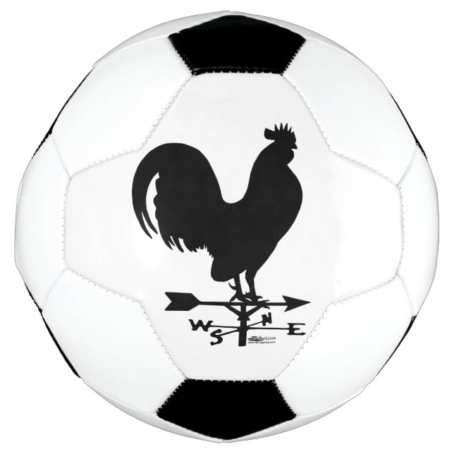 Weathervane Rooster Soccer Ball (Front)