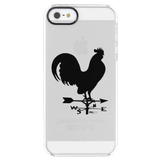 Weathervane Rooster Clear iPhone SE/5/5s Case