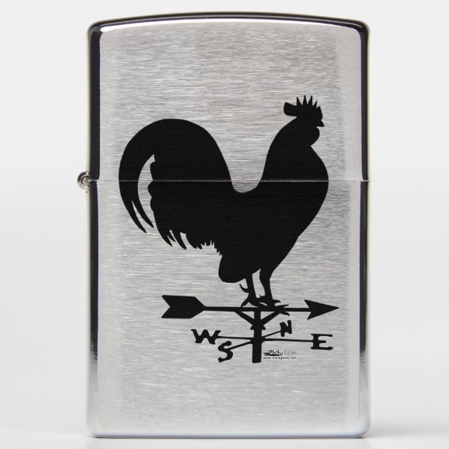 Weathervane Rooster Zippo Lighter (Front)