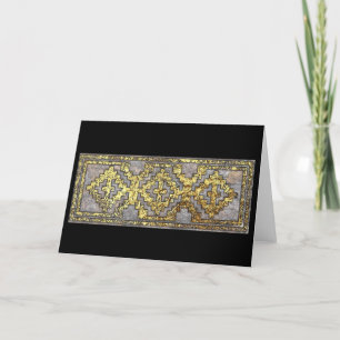 Weave Design, Talking Canyons, New Mexico Letterpress Thank You Card