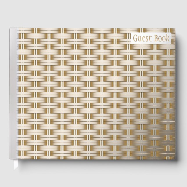 Weave Foil Guest Book (Front)