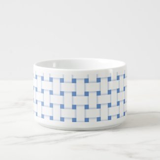 Weave Pattern on Sky Blue