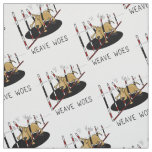 Weave Woes - funny dog agility Fabric