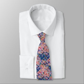 Weaved Abstract Colorful Men's Tie by ForEverProud at Zazzle