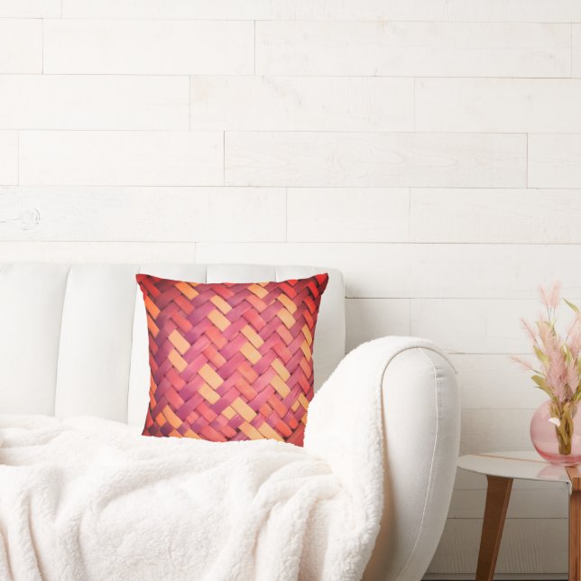 Weaved Harmony Throw Pillow (Couch)