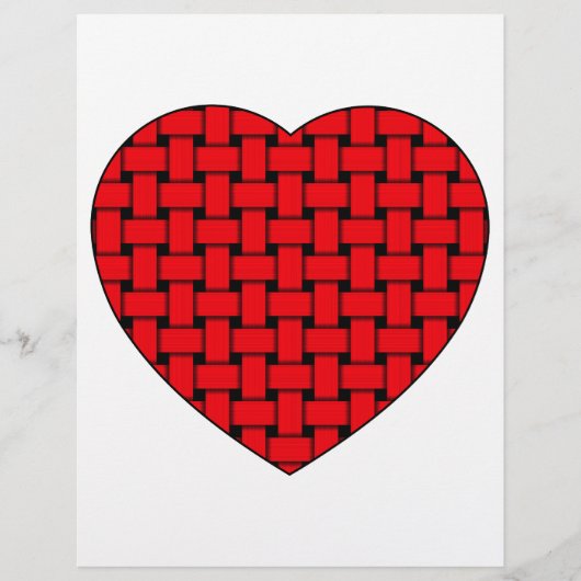 Weaved Red Heart (Front)