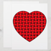Weaved Red Heart (Front/Back)