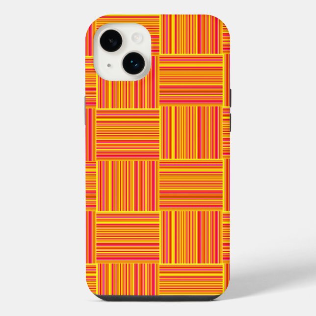 Weaved Stripe Iphone Case (Back)