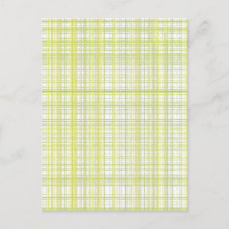 Weaved thread design postcard