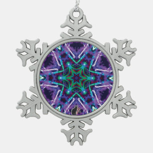 Weaver Kaleidoscope Snowflake Ornament