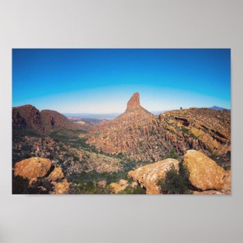 Weavers Needle - Arizona Landscape | Poster by GaeaPhoto at Zazzle