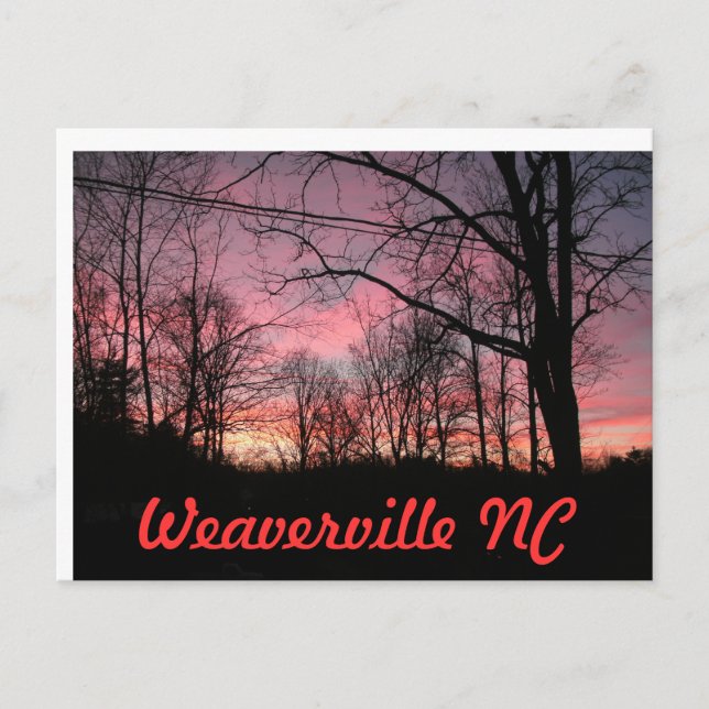 Weaverville NC Postcard (Front)