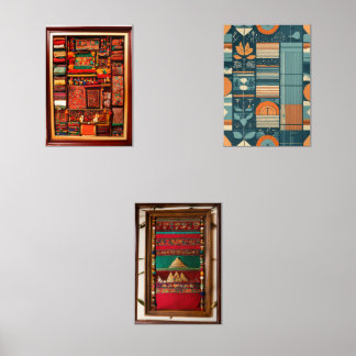 weaving a backdrop wall art sets