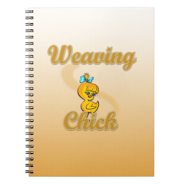 Weaving Chick Notebook (Front)