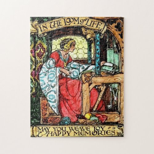 Weaving Woman  Jigsaw Puzzle