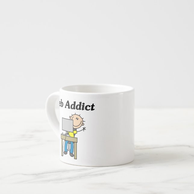 Web Addict Espresso Cup (Front Left)