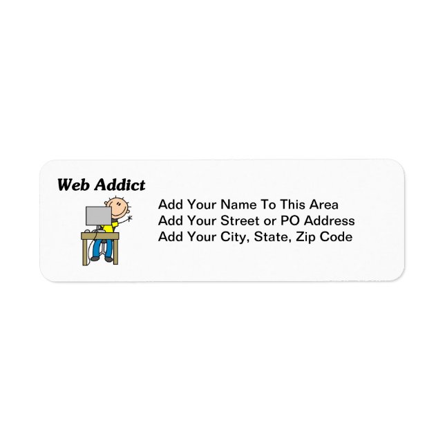 Web Addict Label (Front)