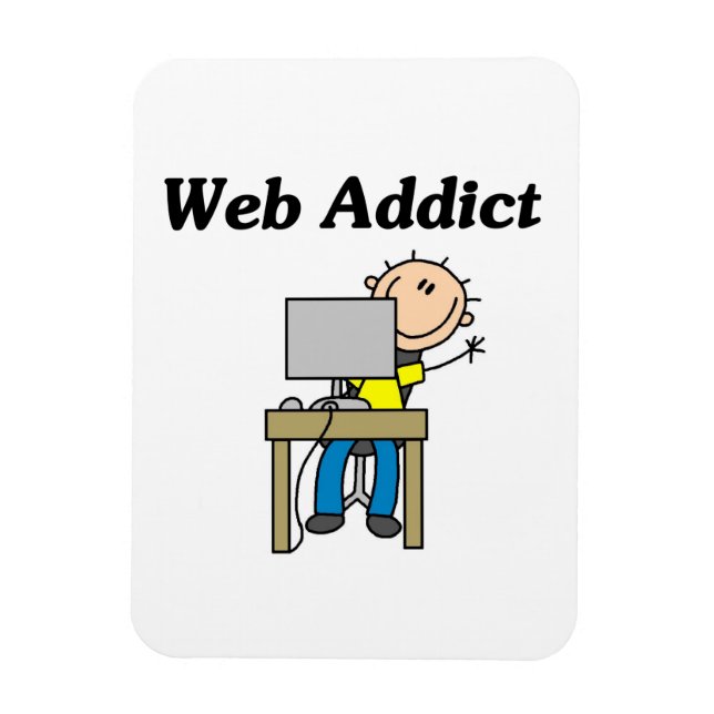 Web Addict Magnet (Vertical)