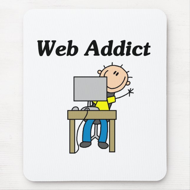 Web Addict Mouse Pad (Front)