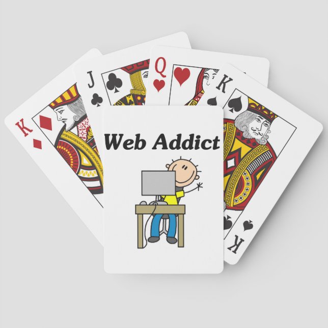 Web Addict Poker Cards (Back)