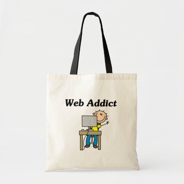 Web Addict Tote Bag (Front)