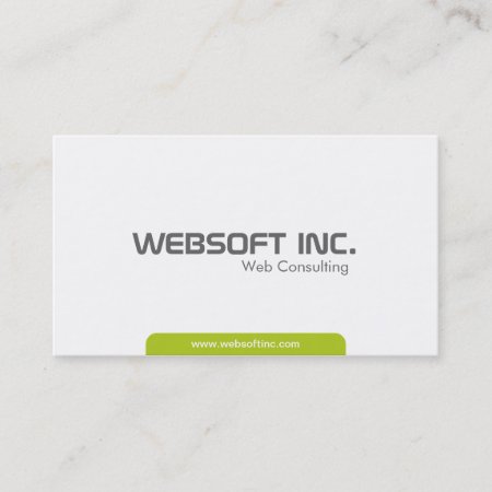 Web Consulting - Business Cards