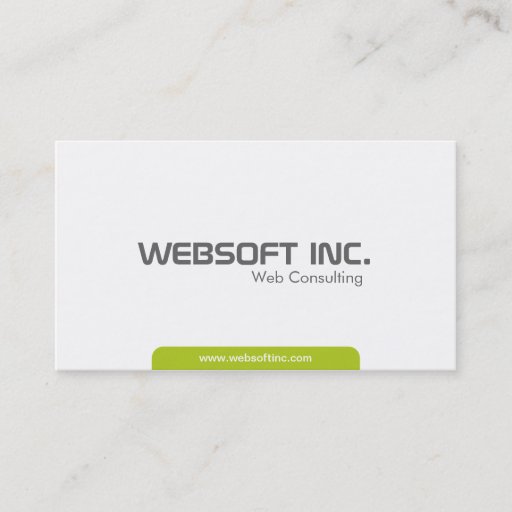 Customizable Web Consulting - business cards