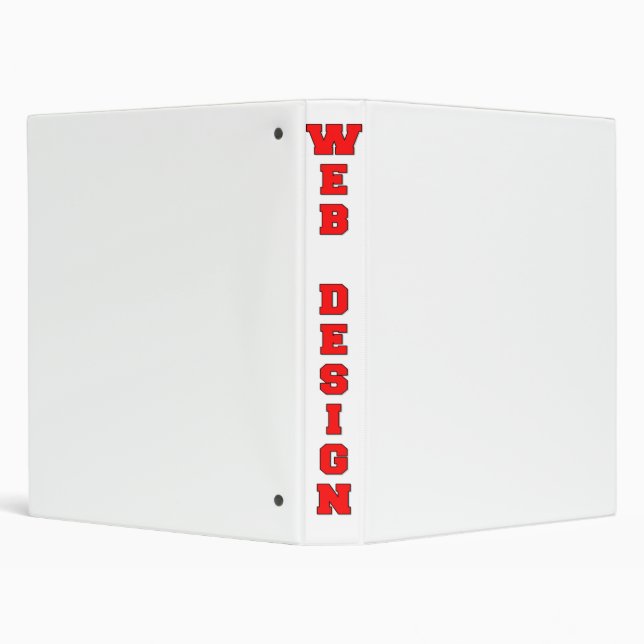 Web Design 3 Ring Binder (Background)