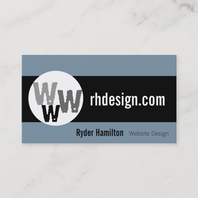 Web Design Business Cards (Front)