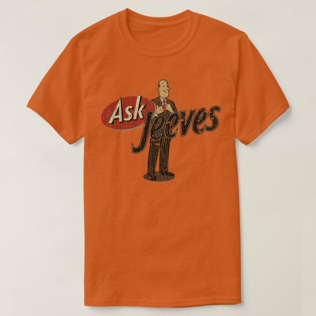 Web Developer Ask Jeeves 1995  T-Shirt (Design Front)