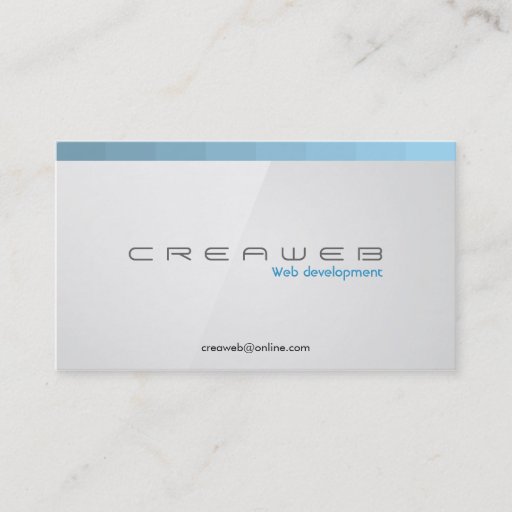 Customizable Web Developer - Business Cards
