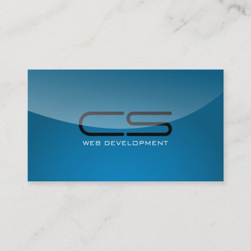 Customizable Web Developer - business cards