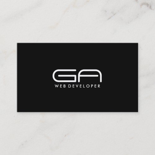 Web Developer - Business Cards