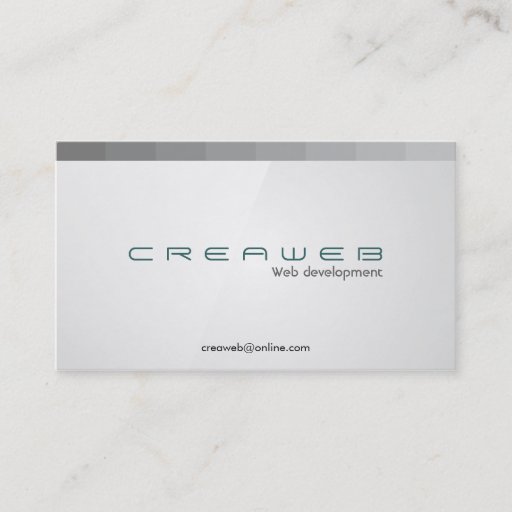 Customizable Web Developer - Business Cards