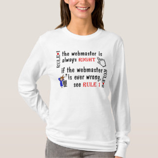 WEB MASTER RULES T-Shirt