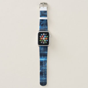 Web network light points of light apple watch band