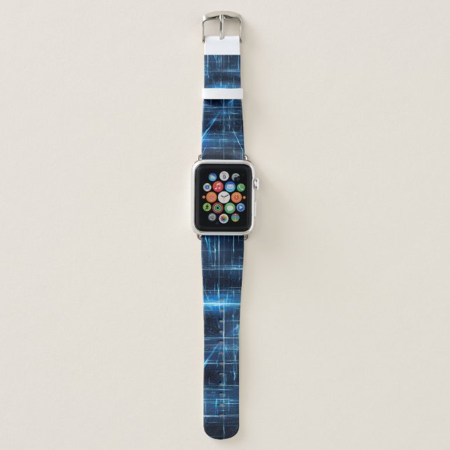 Web network light points of light apple watch band (Front)