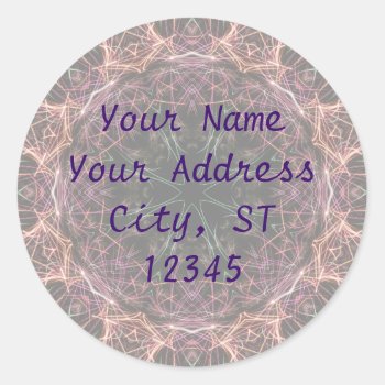 Web Of Color Address Stickers by lynnsphotos at Zazzle